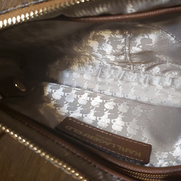 Karl Lagerfeld Paris Monogram Zip Crossbody bag - Picture 3 of 3